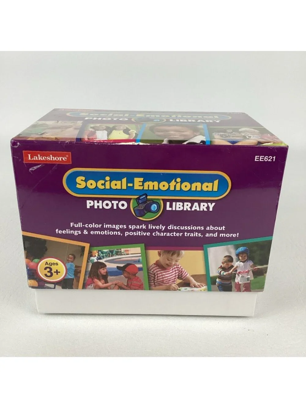 Lakeshore Social Emotional Photo Library Photo Cards Storage Box Activity Guide